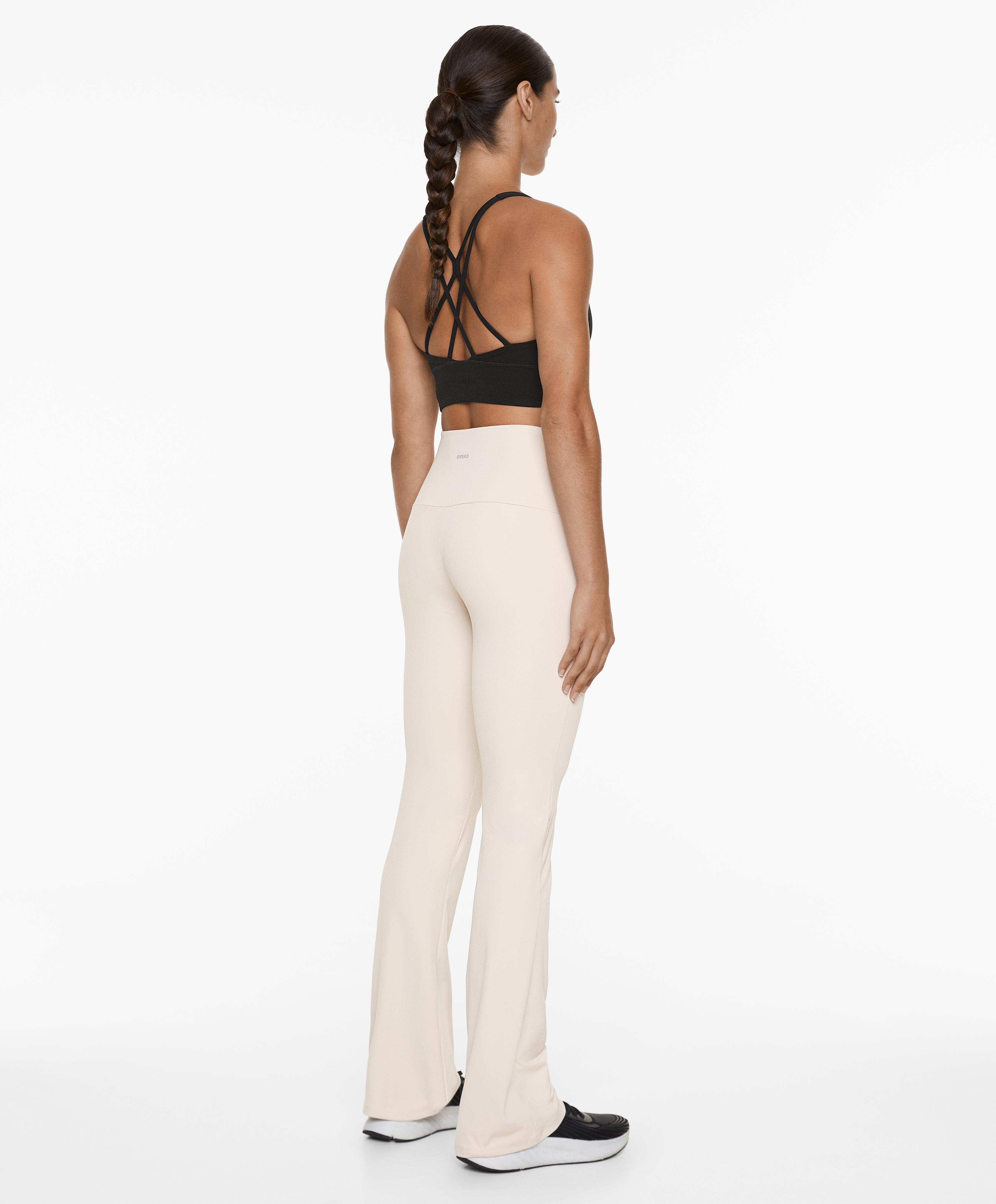 OYSHO High-rise comfortlux flare trousers