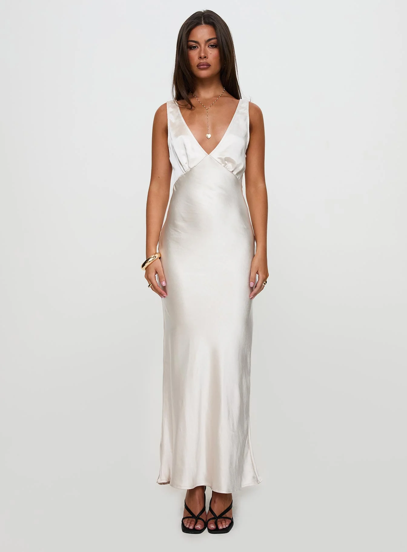 Allegra Maxi Dress Champagne