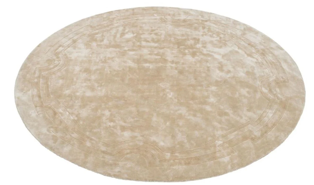 Luxury designer carpet beige diameter 280 cm - Limited Edition