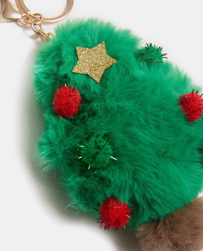 Pimkie Déco de sac sapin en peluche