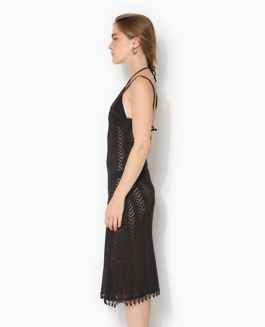 Pimkie Robe longueur genoux en maille ajourée