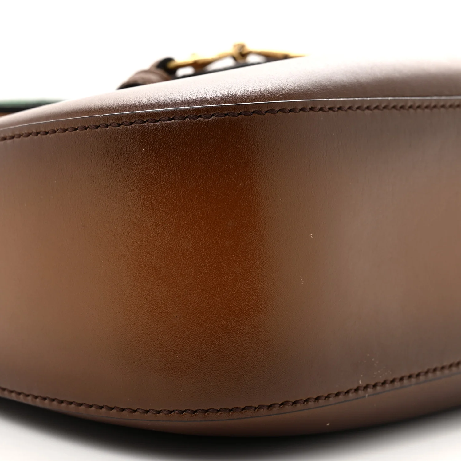 Calfskin Medium Lady Web Shoulder Bag Cuir - Top Club
