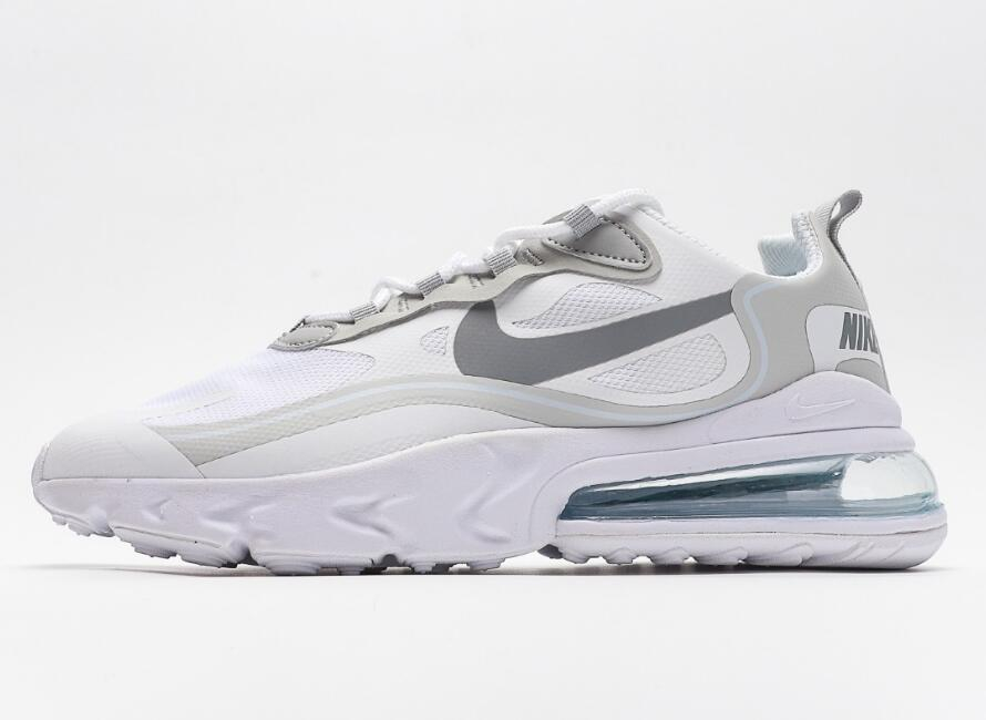Air Max 270 React  White Light Smoke Grey  CV1632-100 - Sneaker Replica Workshop