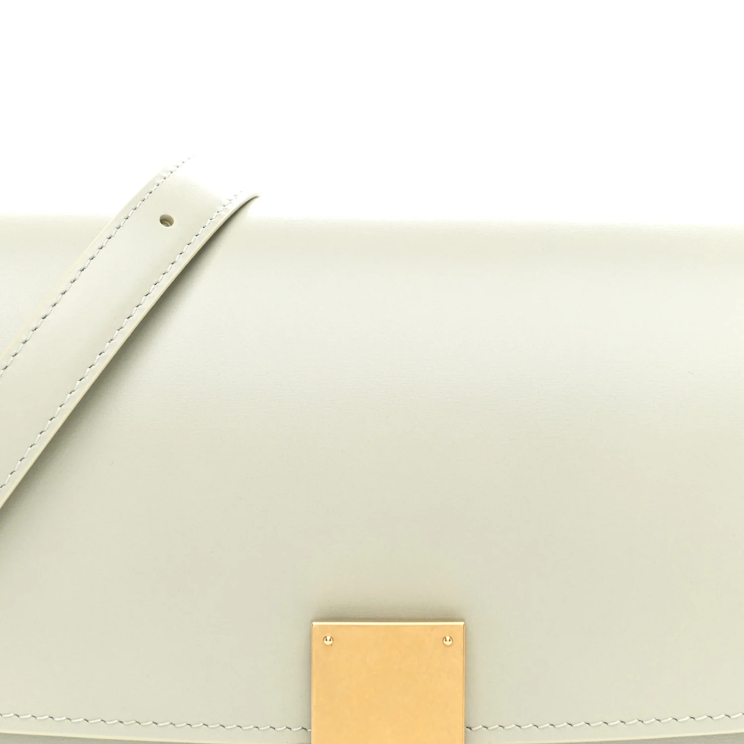 Box Calfskin Medium Classic Box Flap Bag Vert D'eau - Top Club