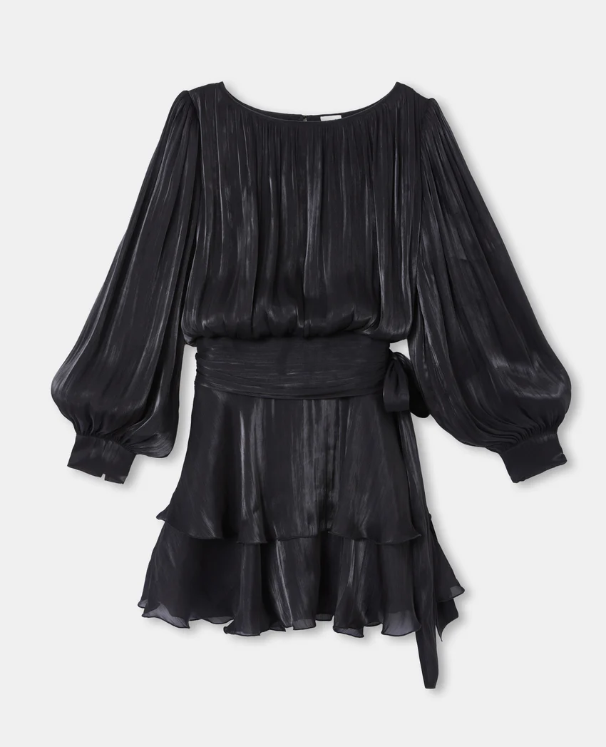 Pimkie Robe en tissu brillant avec effet drapé