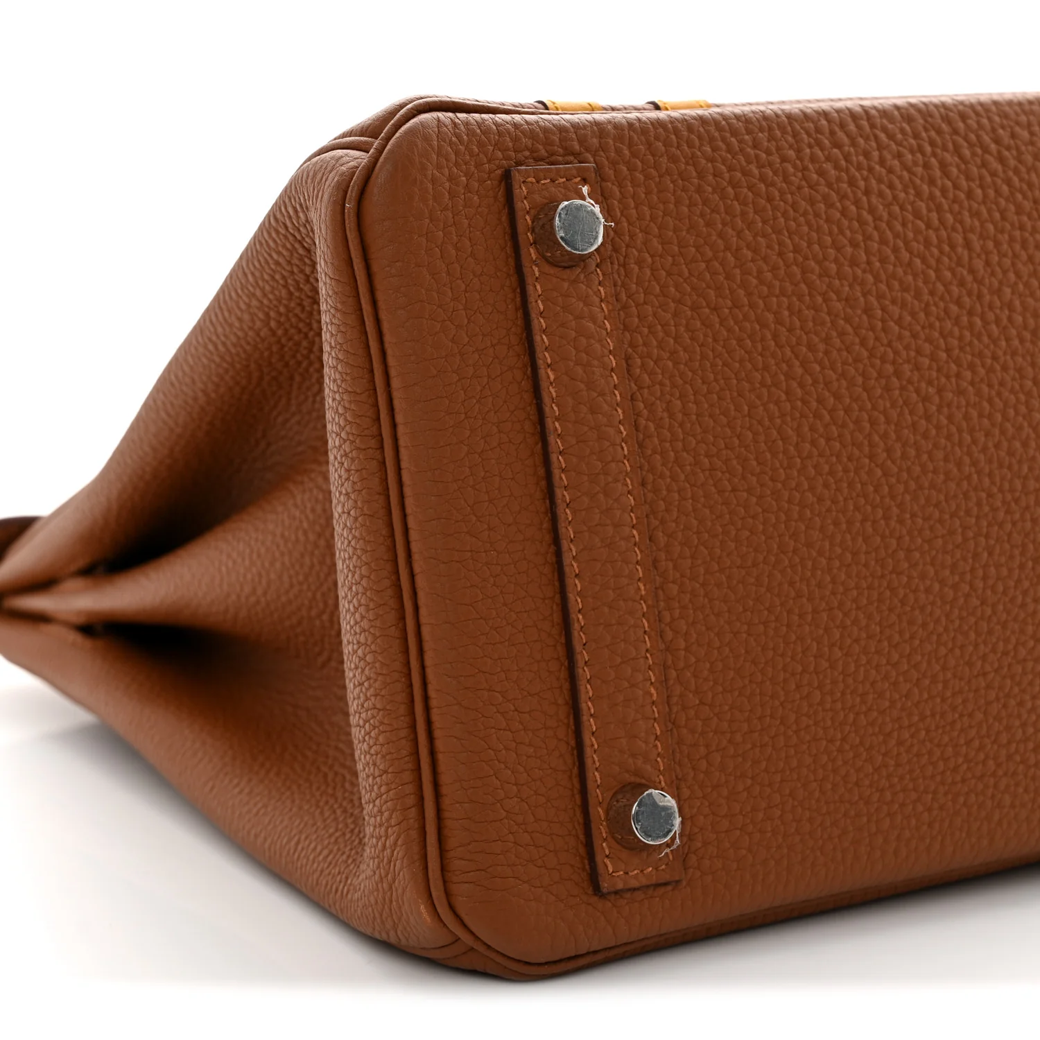 Togo Swift Officier Birkin 30 Gold Ambre - Top Club
