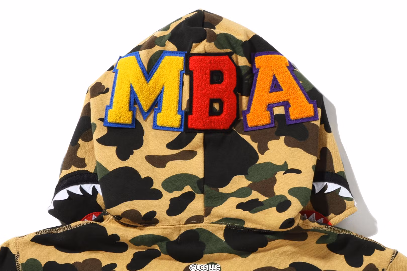 COACH 1ST CAMO SHARK FULL ZIP HOODIE