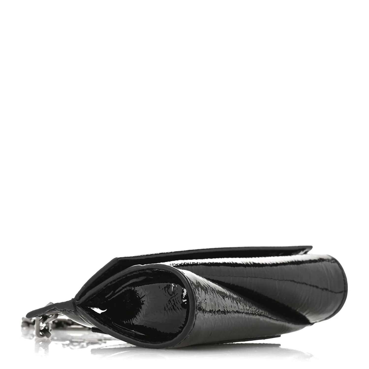 Patent Vog Small Loubitwist Clutch Black - Top Club