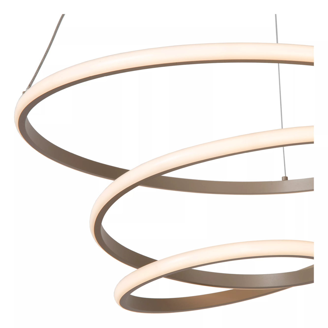 Hanglamp Espiral taupe