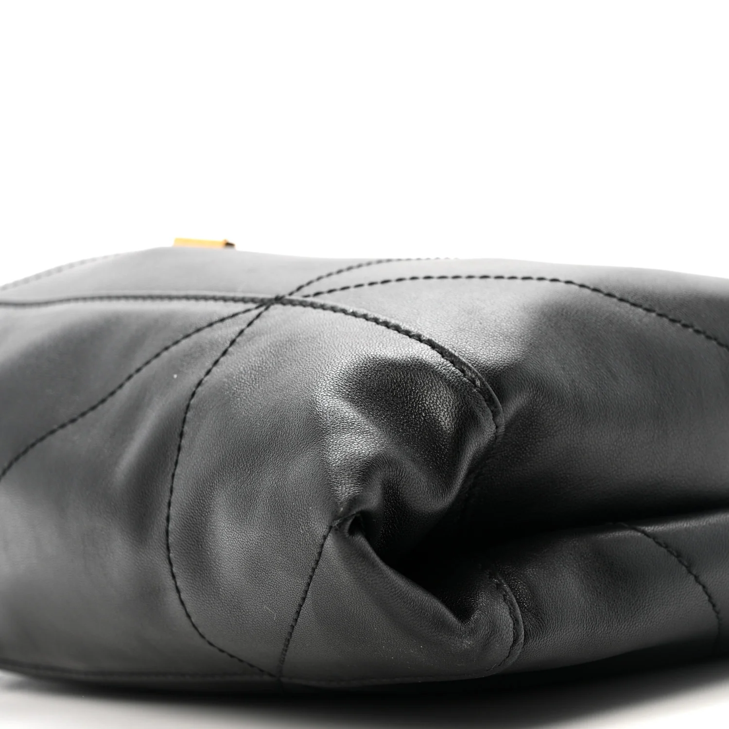 Lambskin Matelasse Monogram Medium Jamie 4.3 Pochon Black - Top Club