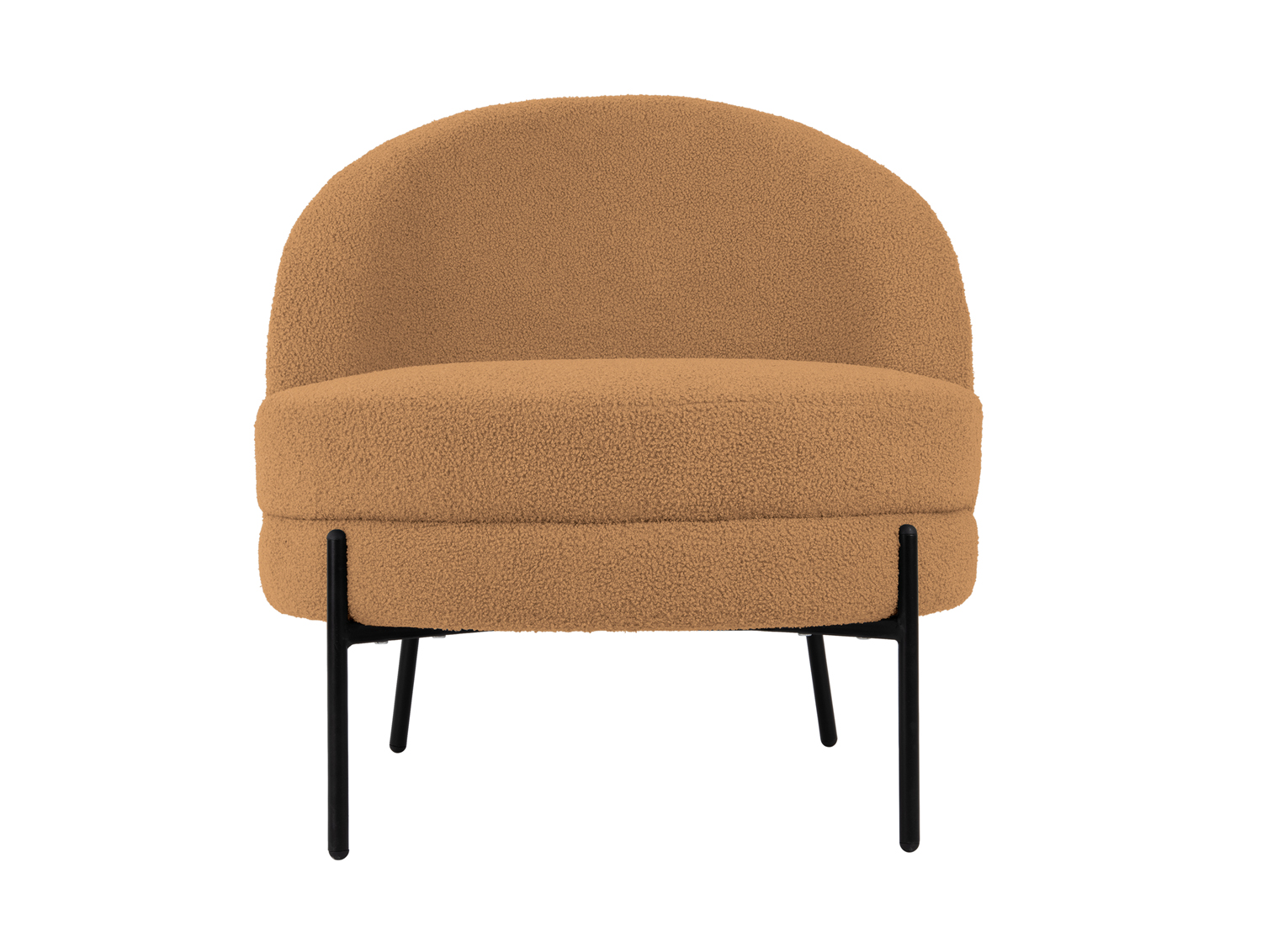 Chair Noble teddy curl sand brown