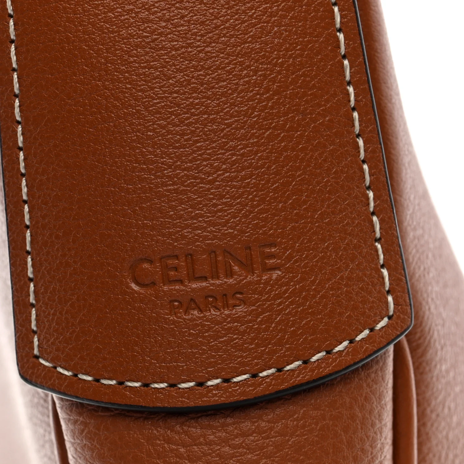 Supple Calfskin Small Triomphe Heloise Shoulder Bag Tan - Top Club