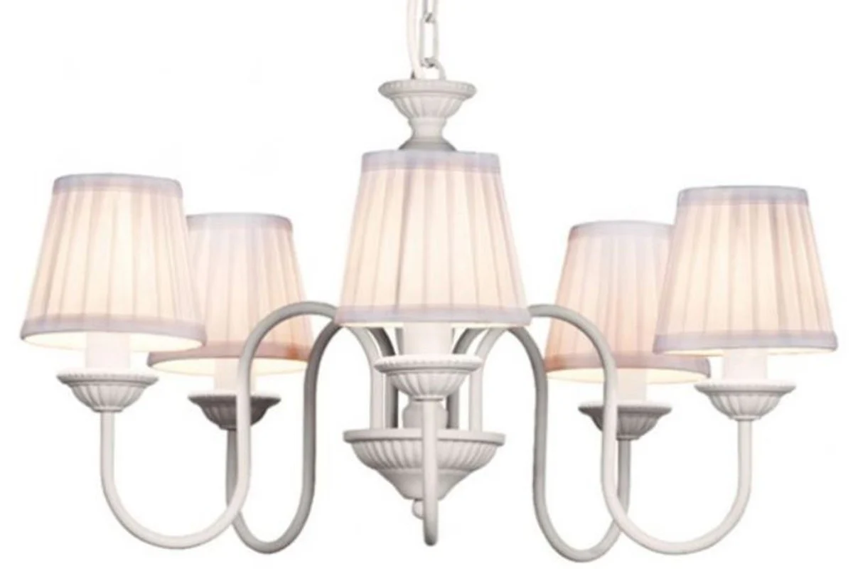 Art Nouveau chandelier white Ø 56 cm - Baroque & Art Nouveau living room chandelier