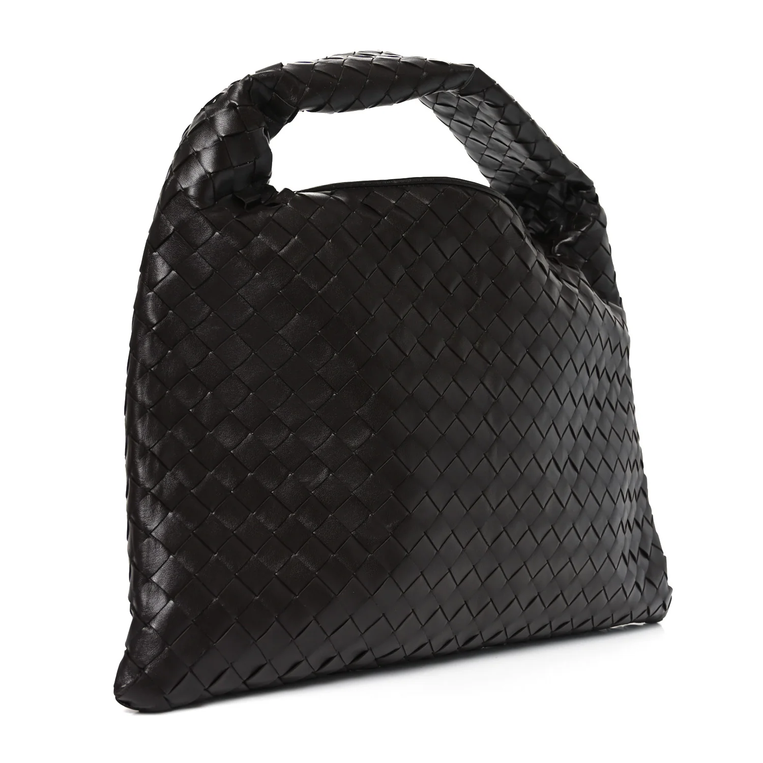 Calfskin Intrecciato Small Hop Fondant