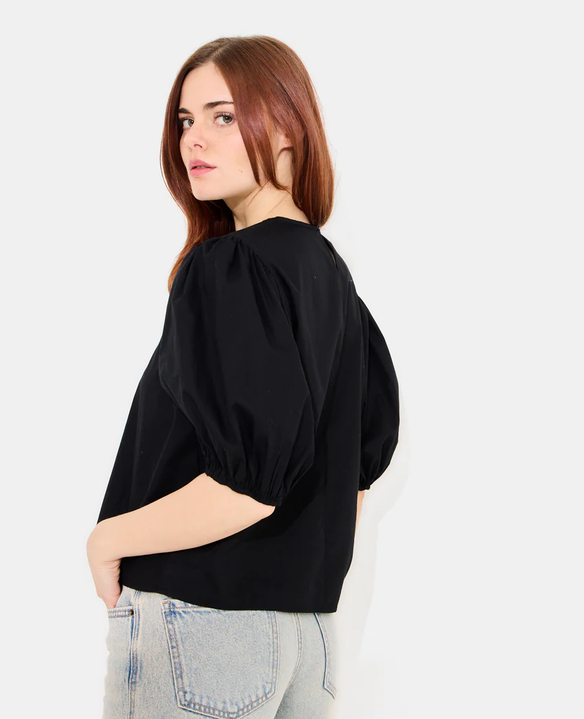 Pimkie Blouse col rond avec manches ballons