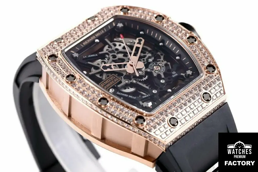 Richard Mille RM035 Americas KV Factory Diamond-Set Bezel