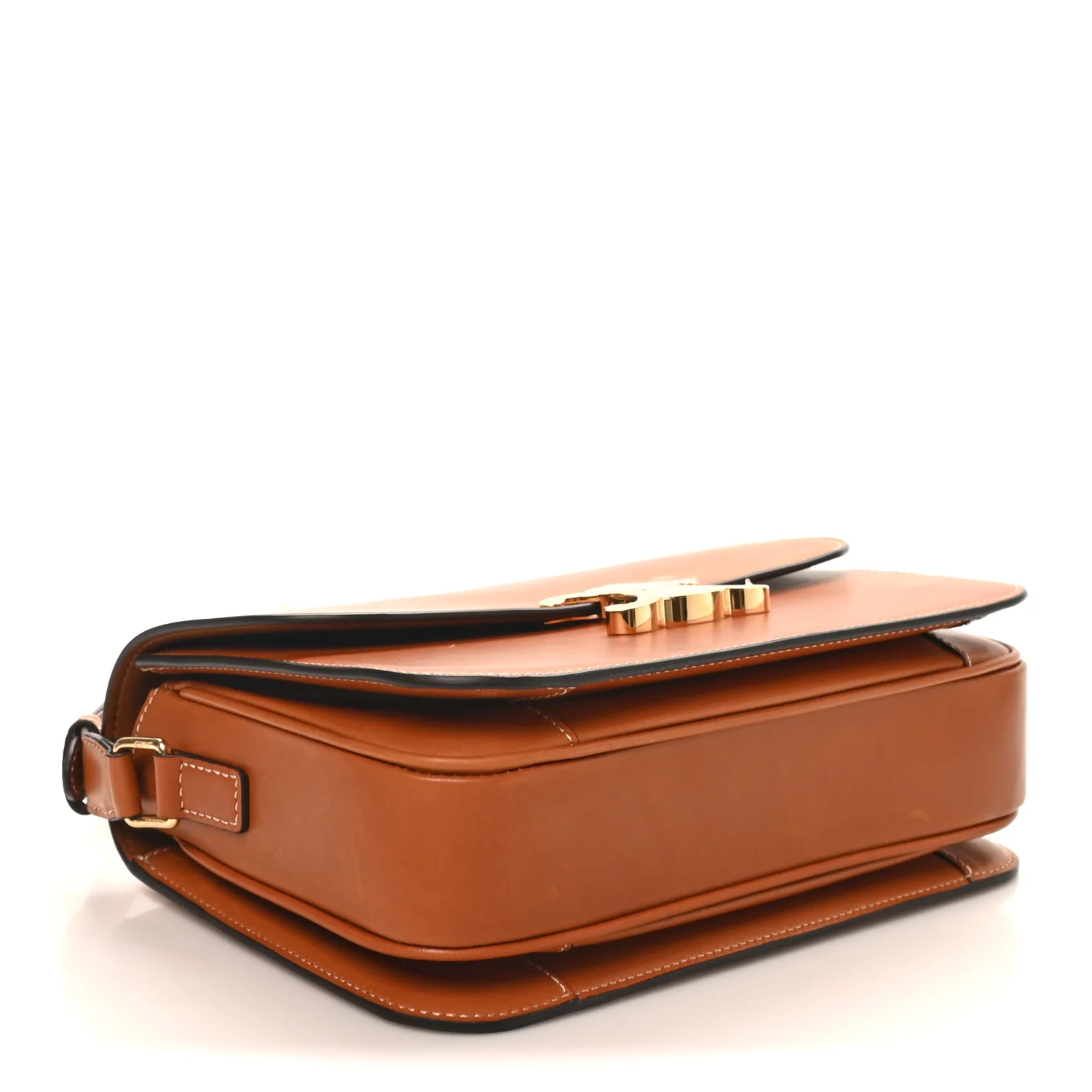 Natural Calfskin Medium Triomphe Tan - Top Club
