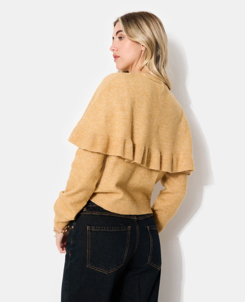 Pimkie Gilet avec cape et boutons fantaisie