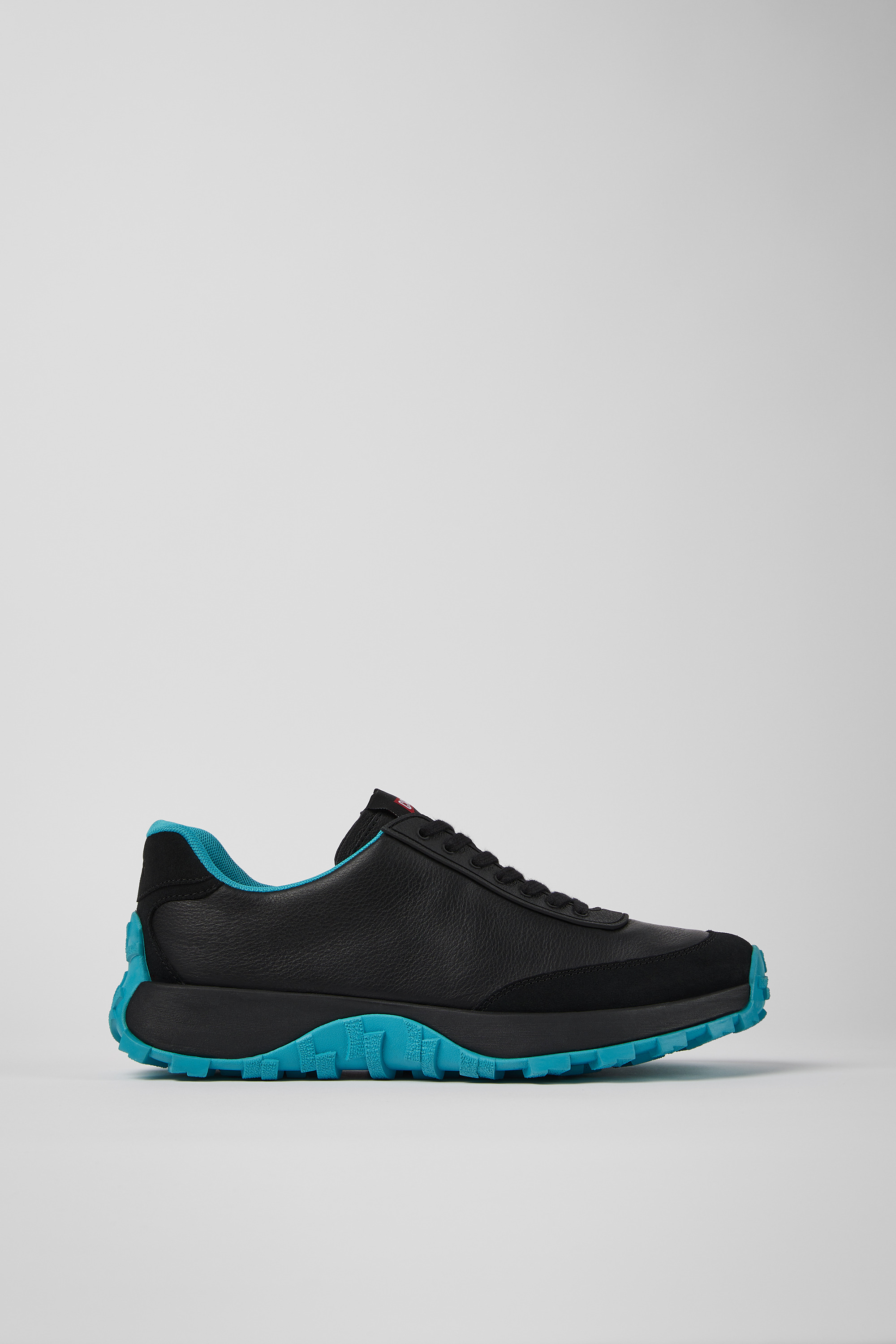 Drift Trail VIBRAM - Black Leather and Nubuck Sneakers for Men
