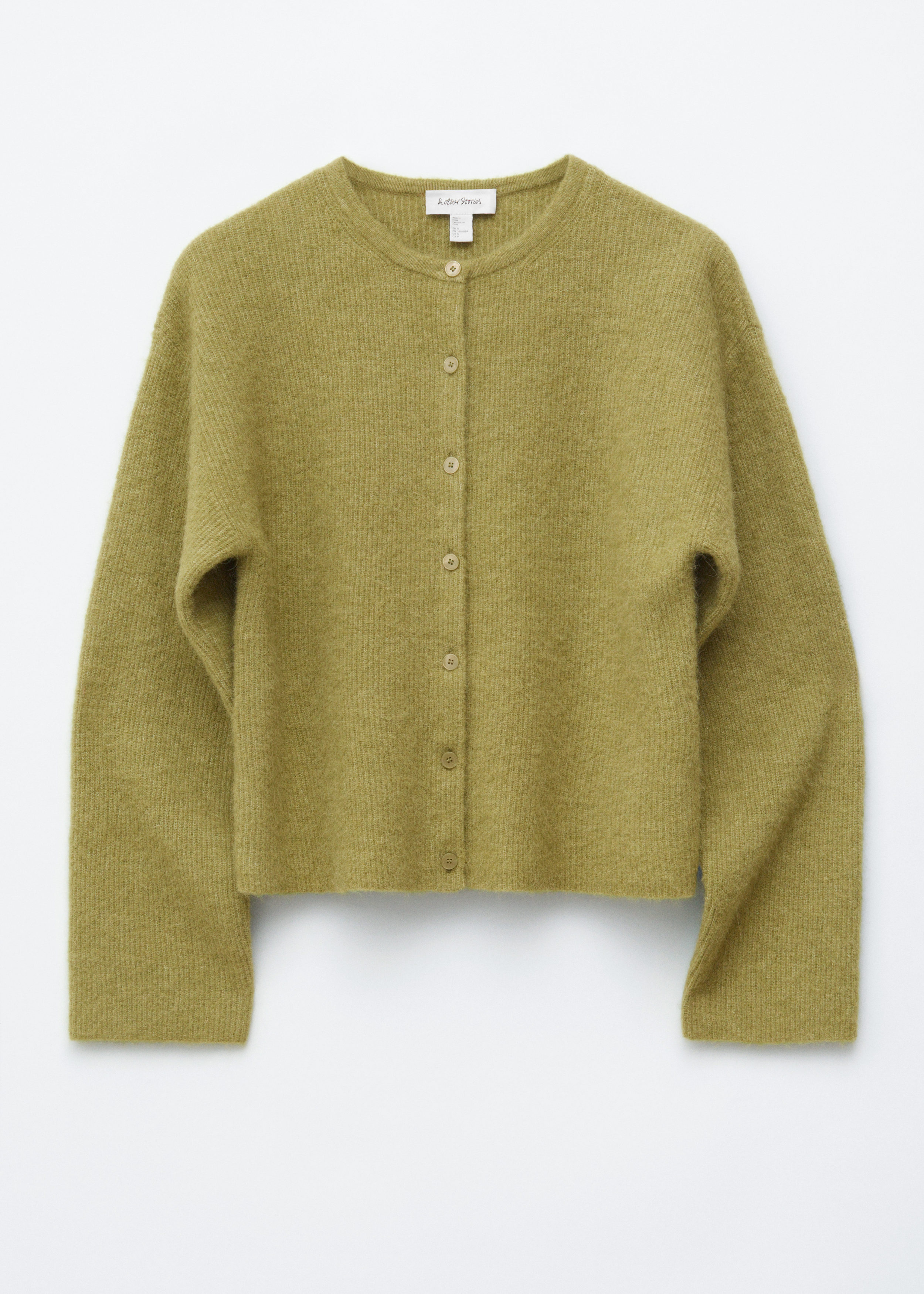& Other Stories ALPACA-BLEND KNITTED CARDIGAN