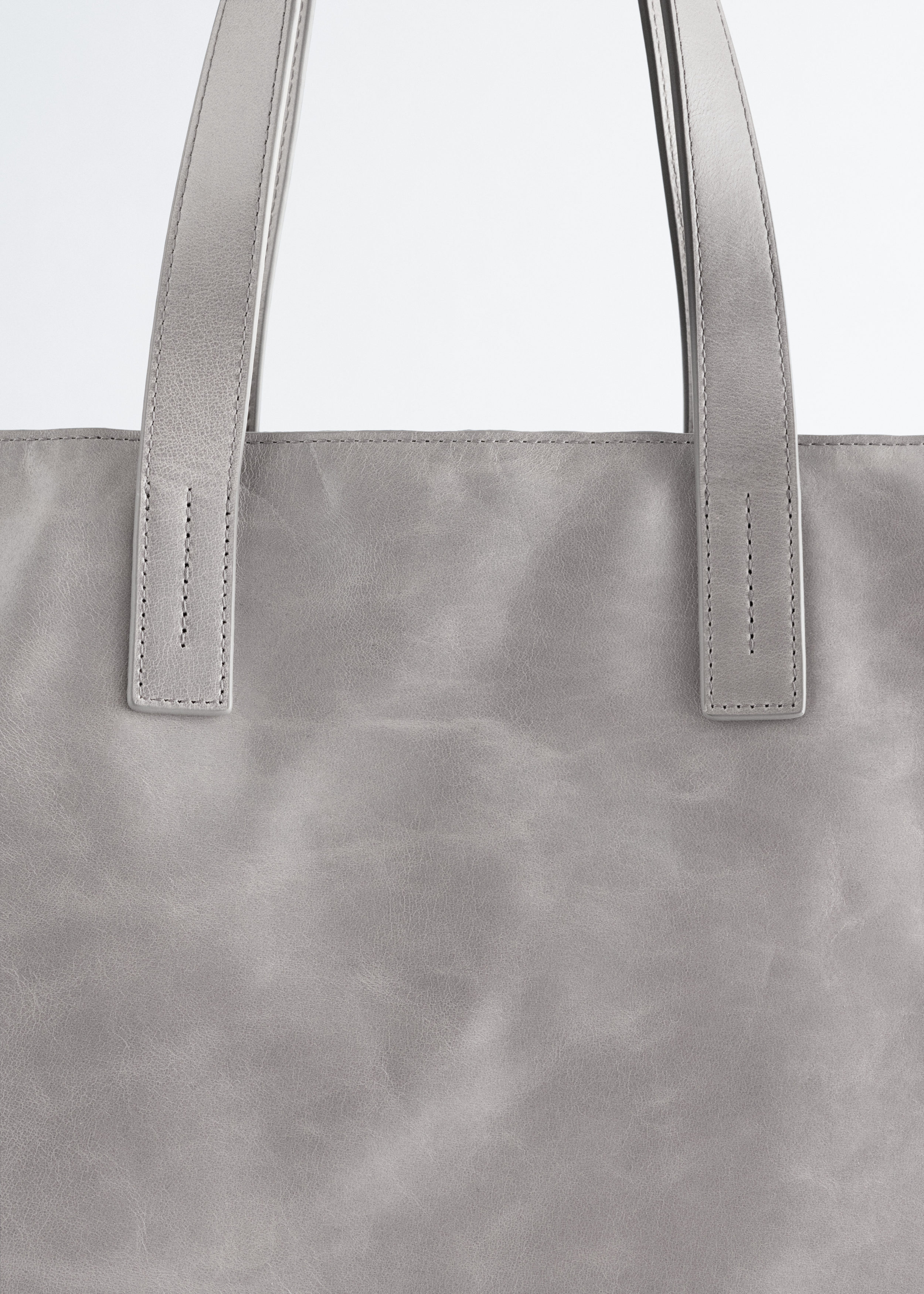 & Other Stories LEATHER TOTE BAG