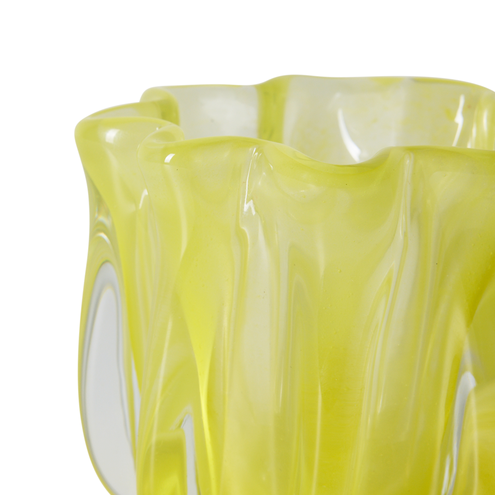 Waxinelichthouder Coralla lime