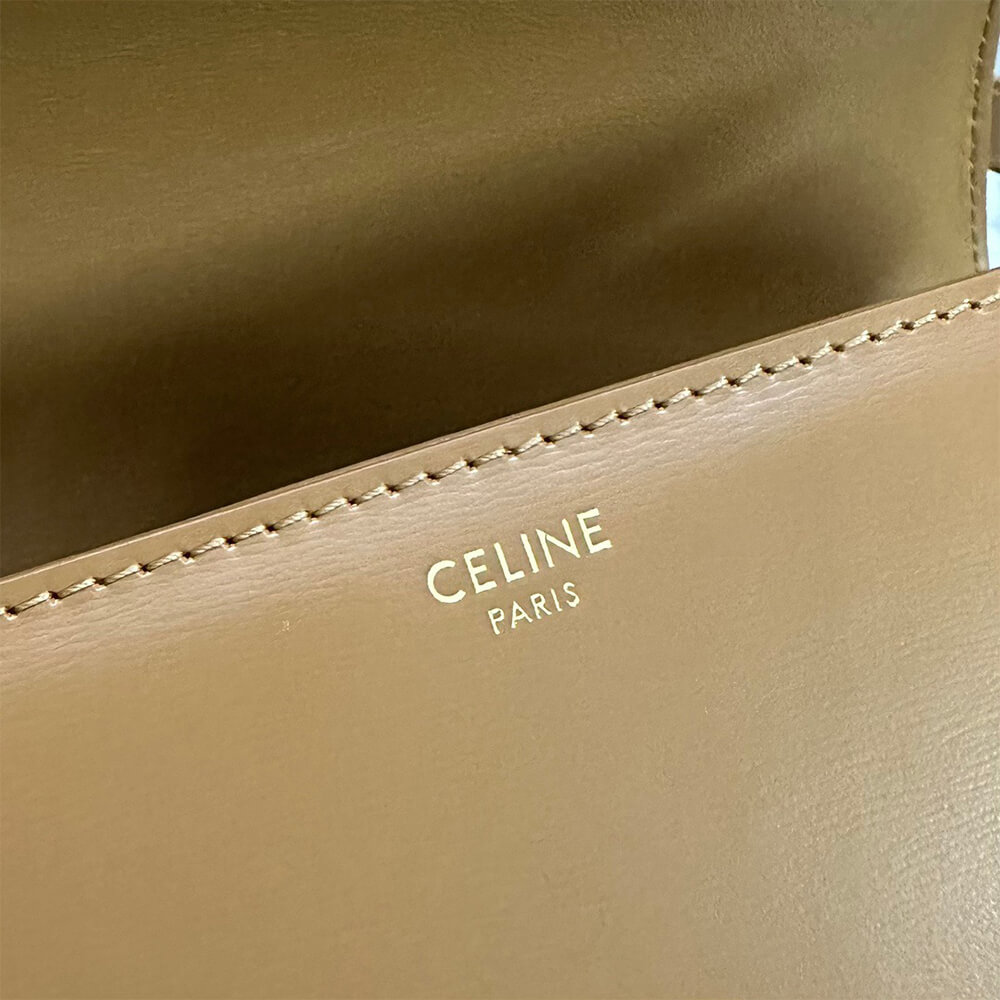 CELINE CLASSIQUE TRIOMPHE BAG in shiny calfskin(HIGH-END GRADE) - Top Club