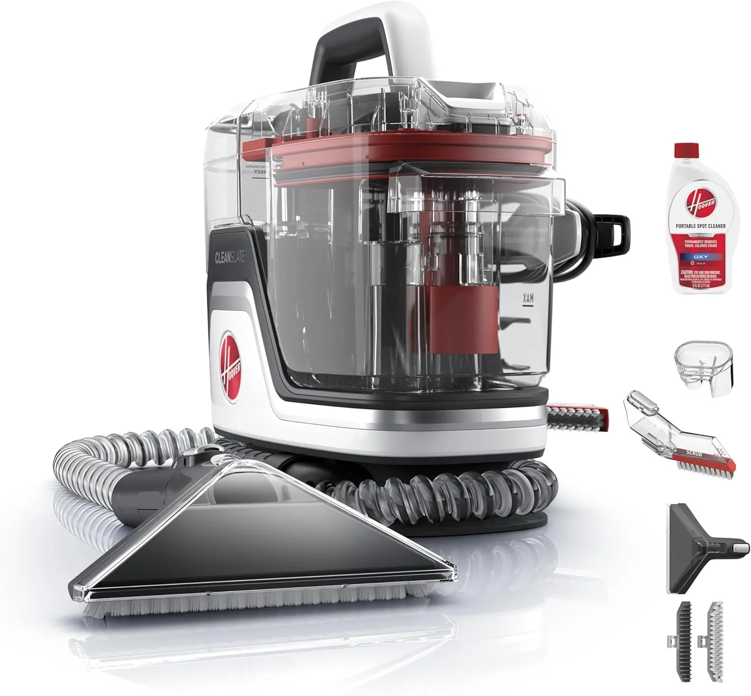 Hoover CleanSlate Plus Portable Carpet Upholstery Spot Cleaner with Powerful Suction