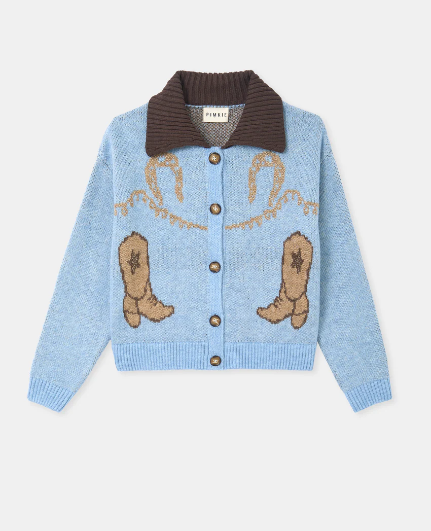Pimkie Gilet avec col motifs santiags