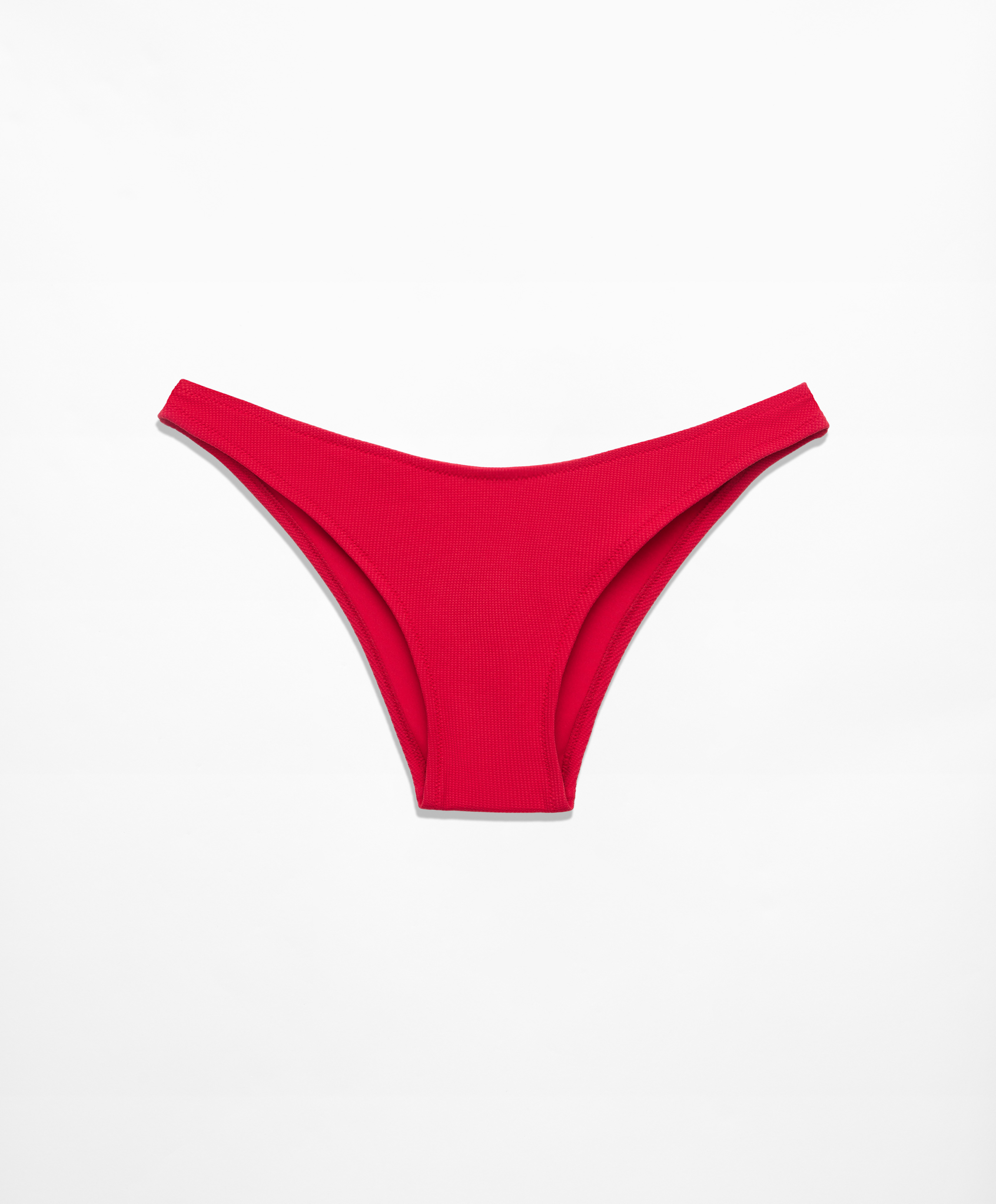 OYSHO Piqué medium-coverage U-cut bikini briefs