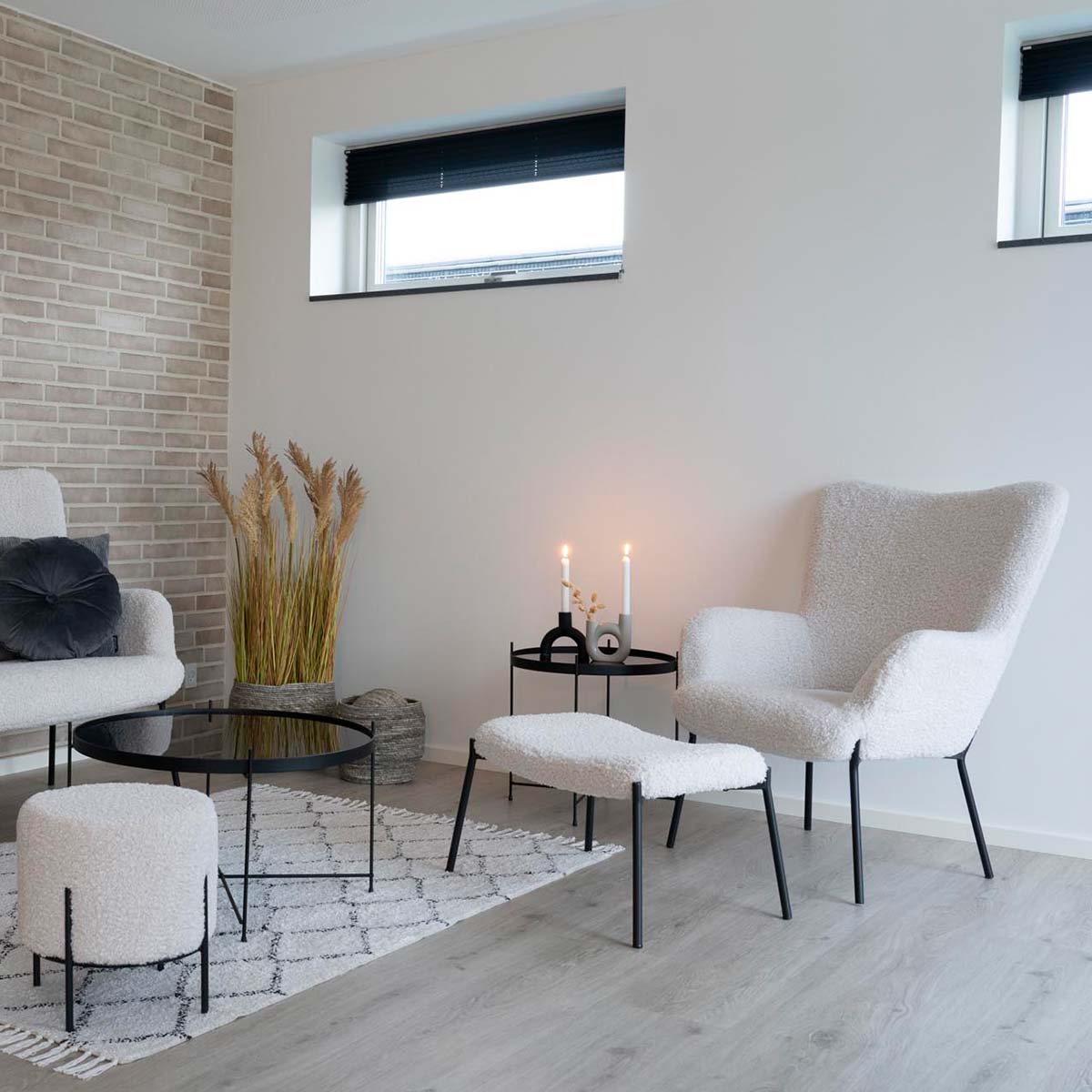 Schapenvacht Rosemarie fauteuil - Wit