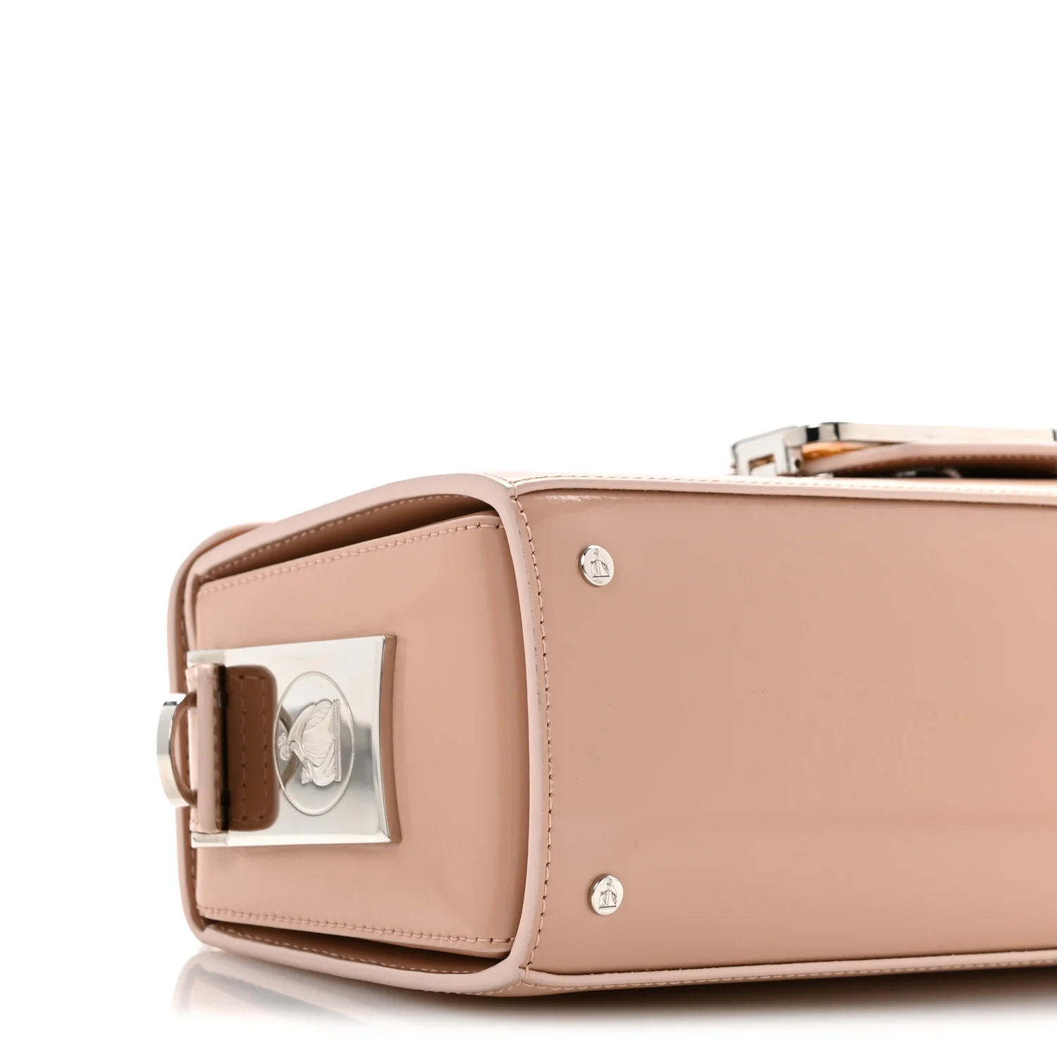 Calfskin Logo Medium Cat Pencil Bag Pink - Top Club