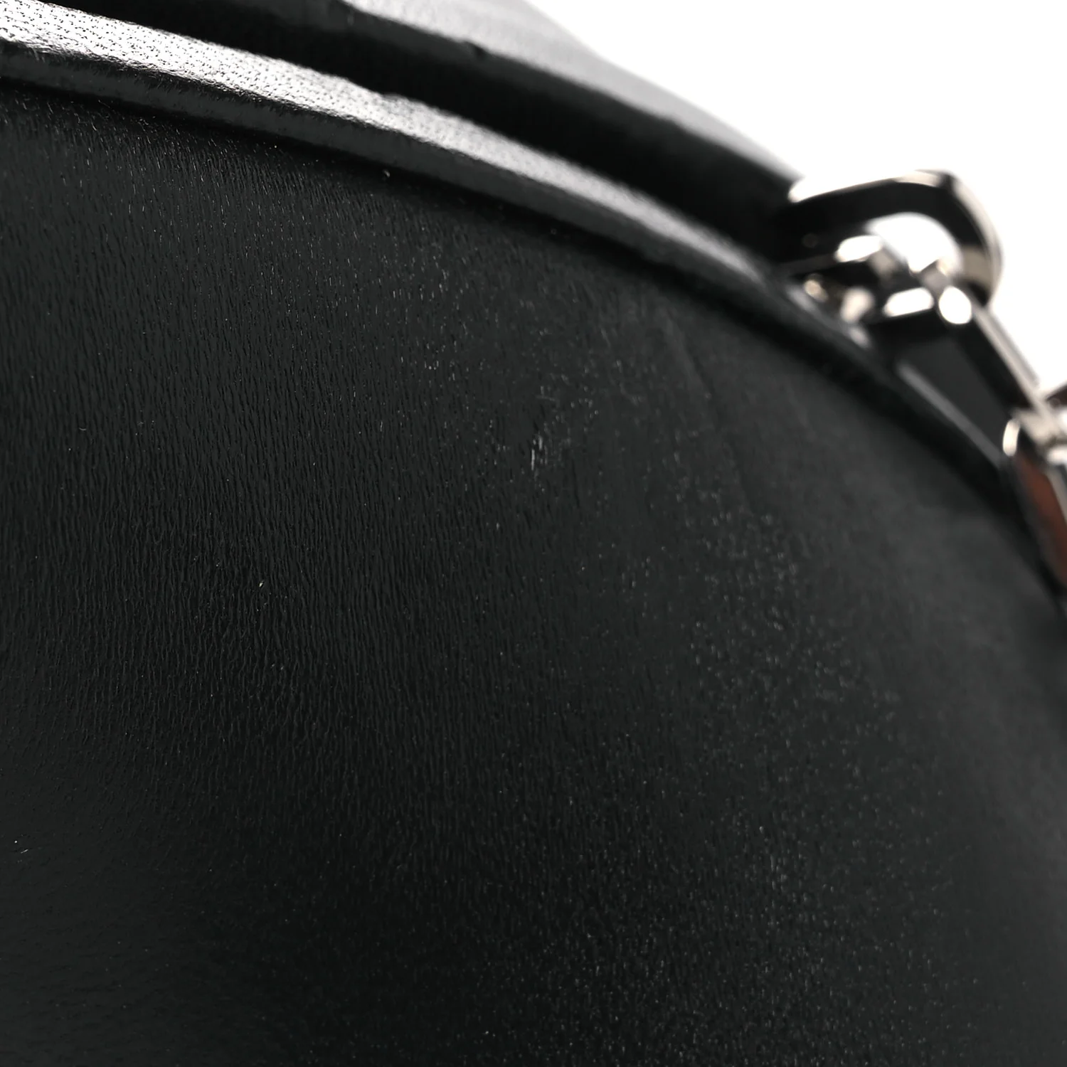 Calfskin G Chain Clutch Black - Top Club