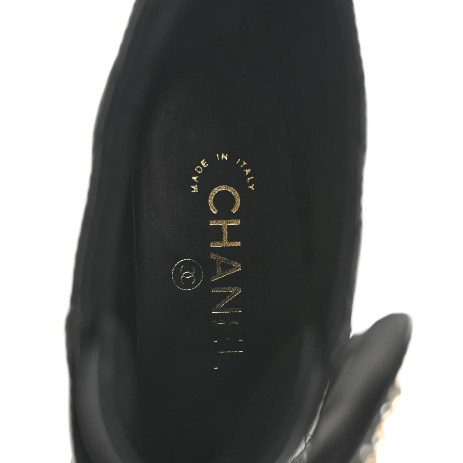 Shiny Lambskin Quilted Lace Up Combat Boots 37 Black - Top Club
