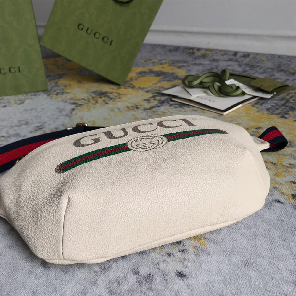 GG PRINT LEATHER BUMBAG - Top Club