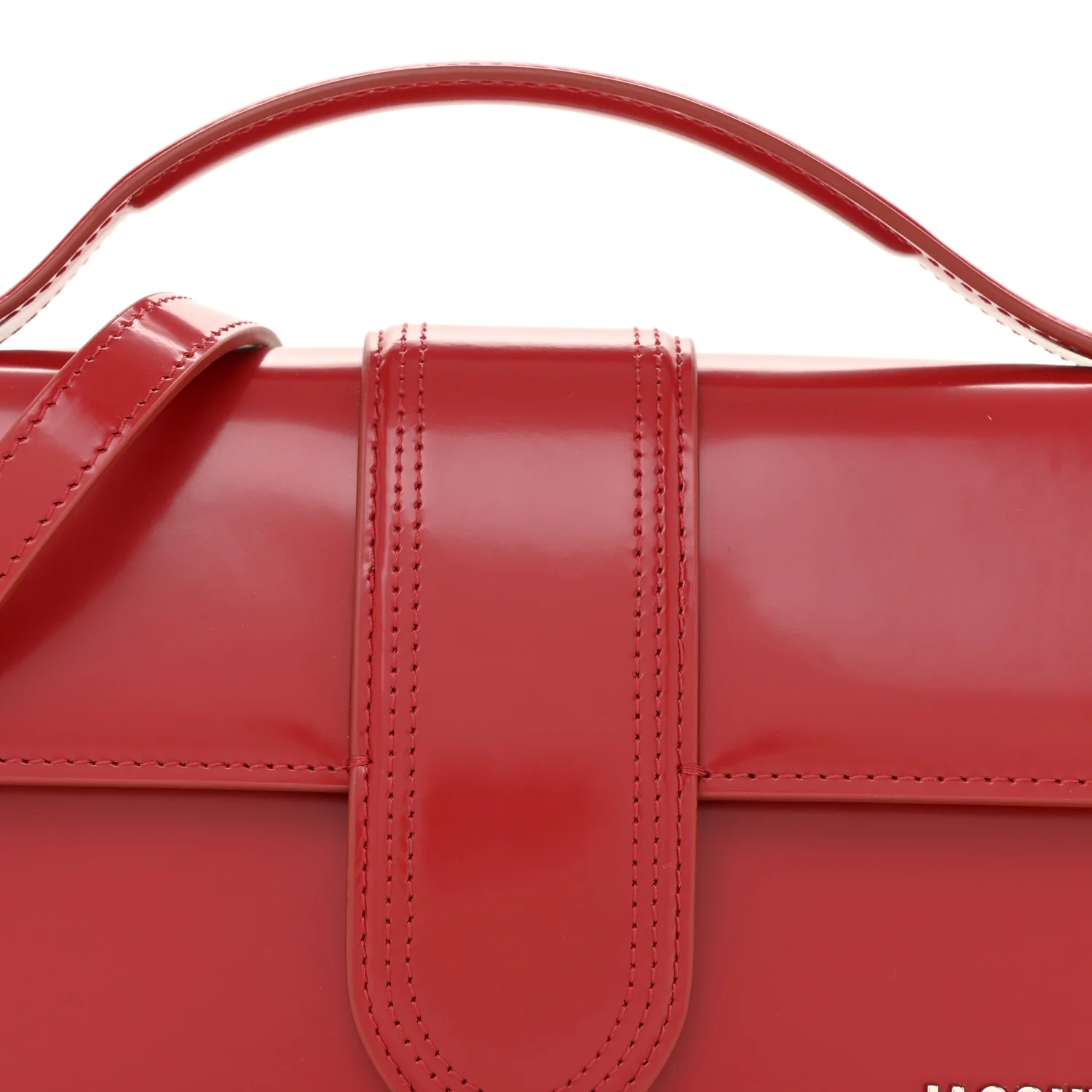 Glazed Calfskin Le Grand Bambino Red - Top Club