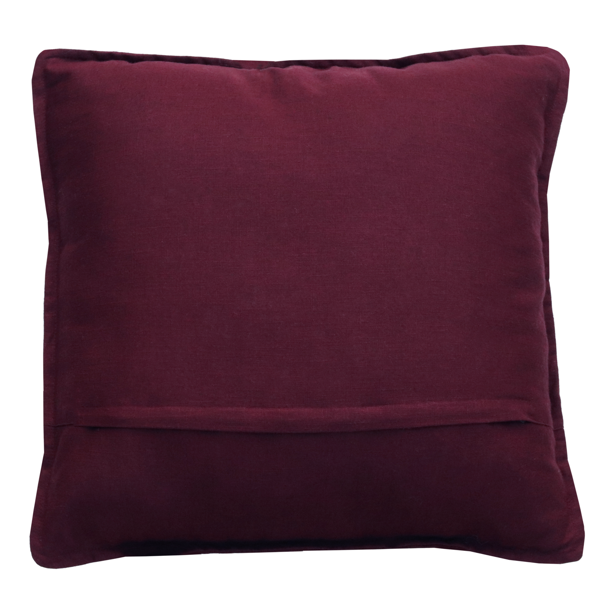 Sierkussen linnen bordeaux 47x47 cm