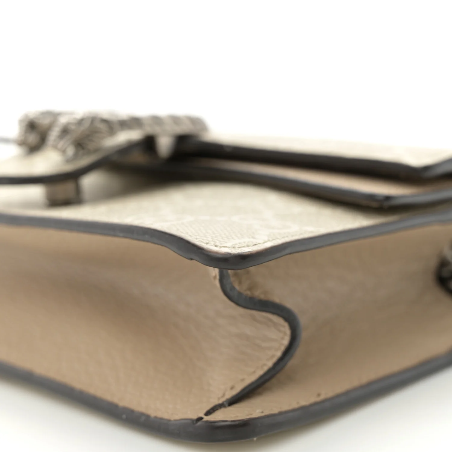 GG Supreme Monogram Mini Dionysus Top Handle Bag Beige Mystic White Oatmeal - Top Club