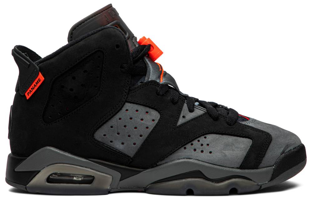 Paris Saint-Germain x Air Jordan 6 Retro BG  Iron Grey  CN1078-001 - Sneaker Replica Workshop