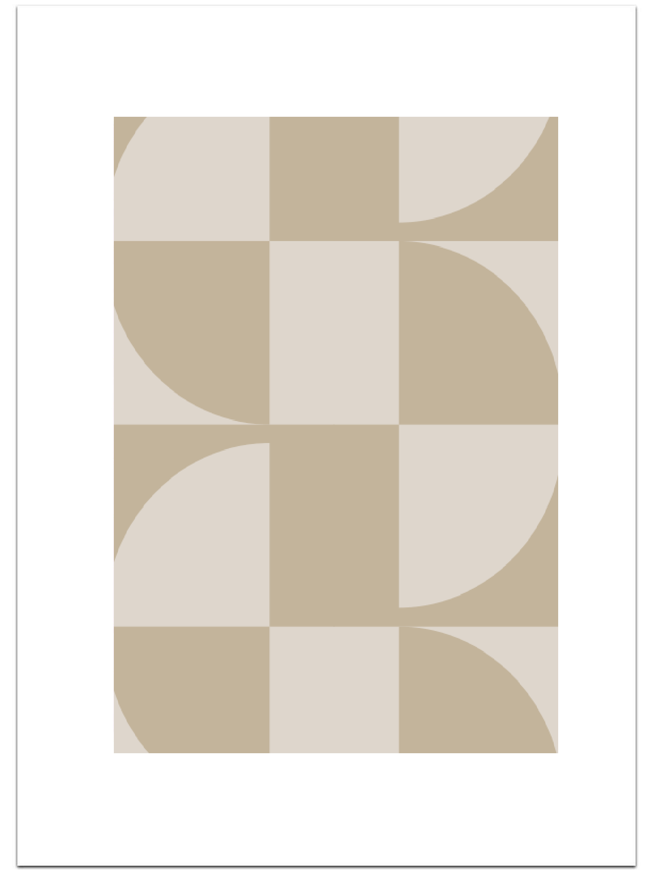 Poster Checkers 30 x 40 cm