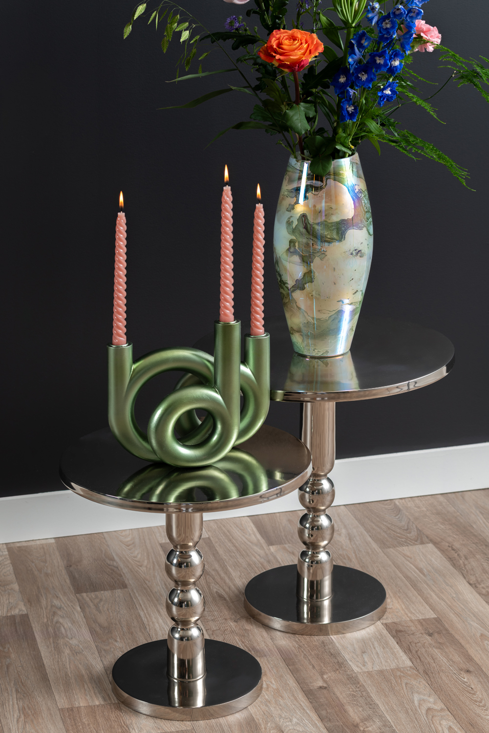 Side table Sheen large aluminium chrome