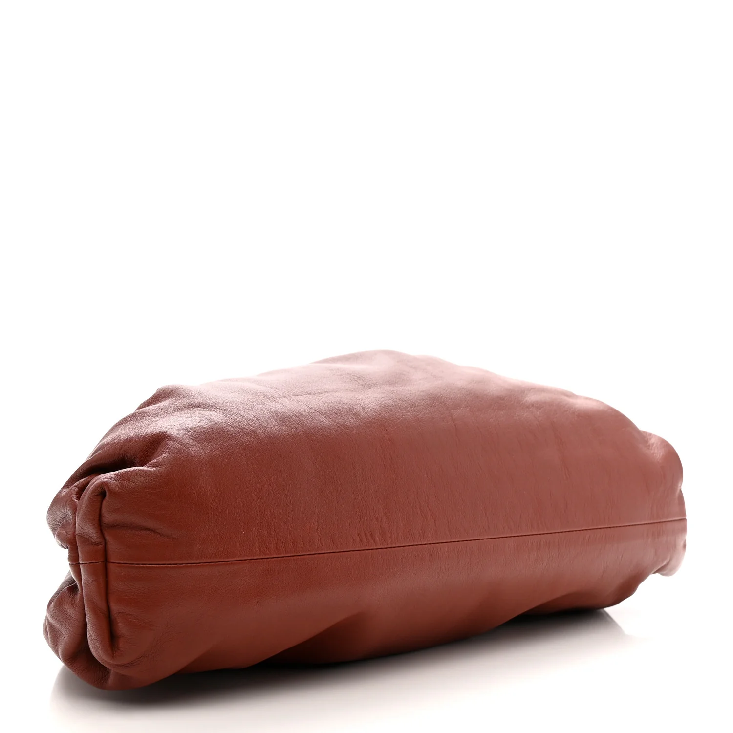 Smooth Butter Calf The Pouch Oversized Clutch Bordeaux - Top Club