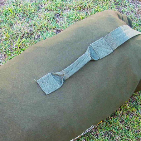 OZtrail CANVAS DUFFLE BAG canvas duffel bag - khaki