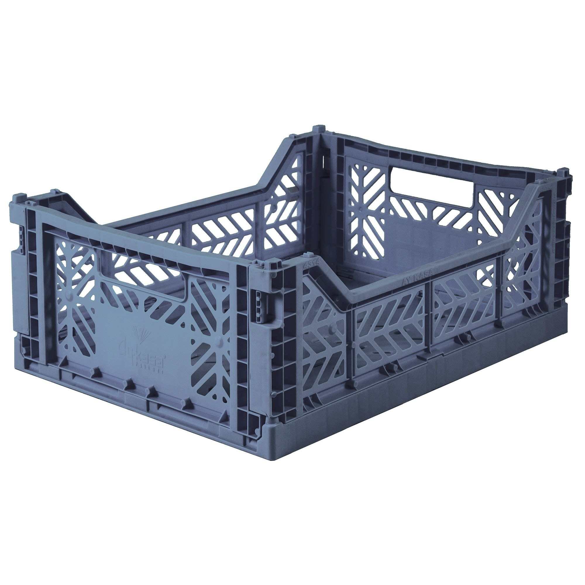 Vouwkratje Midi selectie blauwkleurig Cobalt
