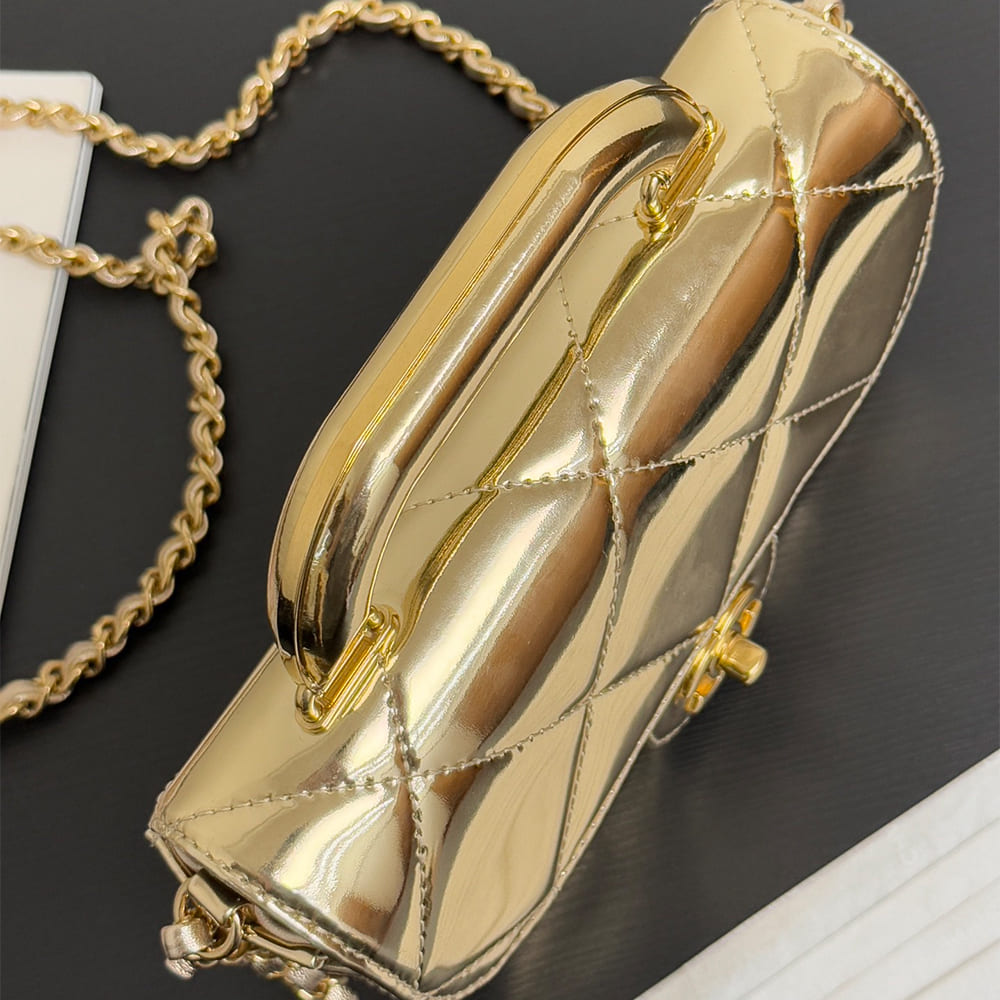 CHANEL Mini Flap Bag with Top Handle(high-end grade) - Top Club