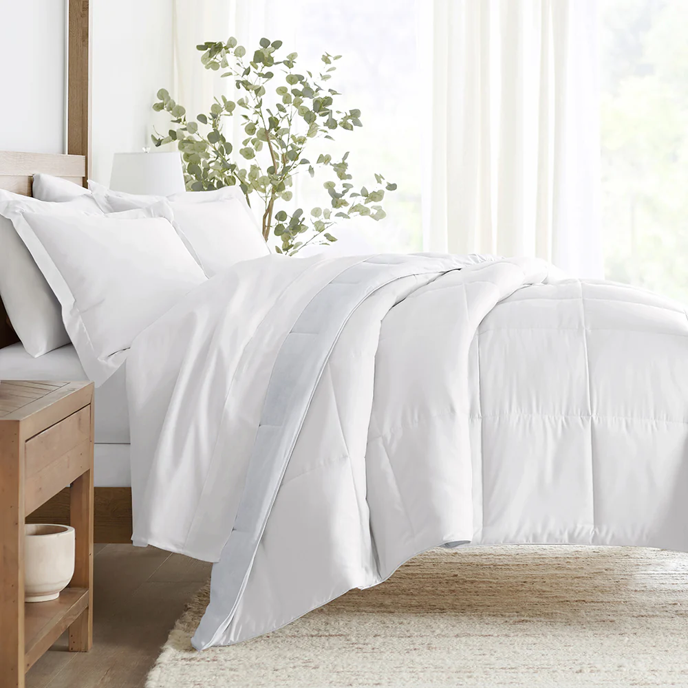 Ocean Waves Reversible Down-Alternative Comforter Set - Sale