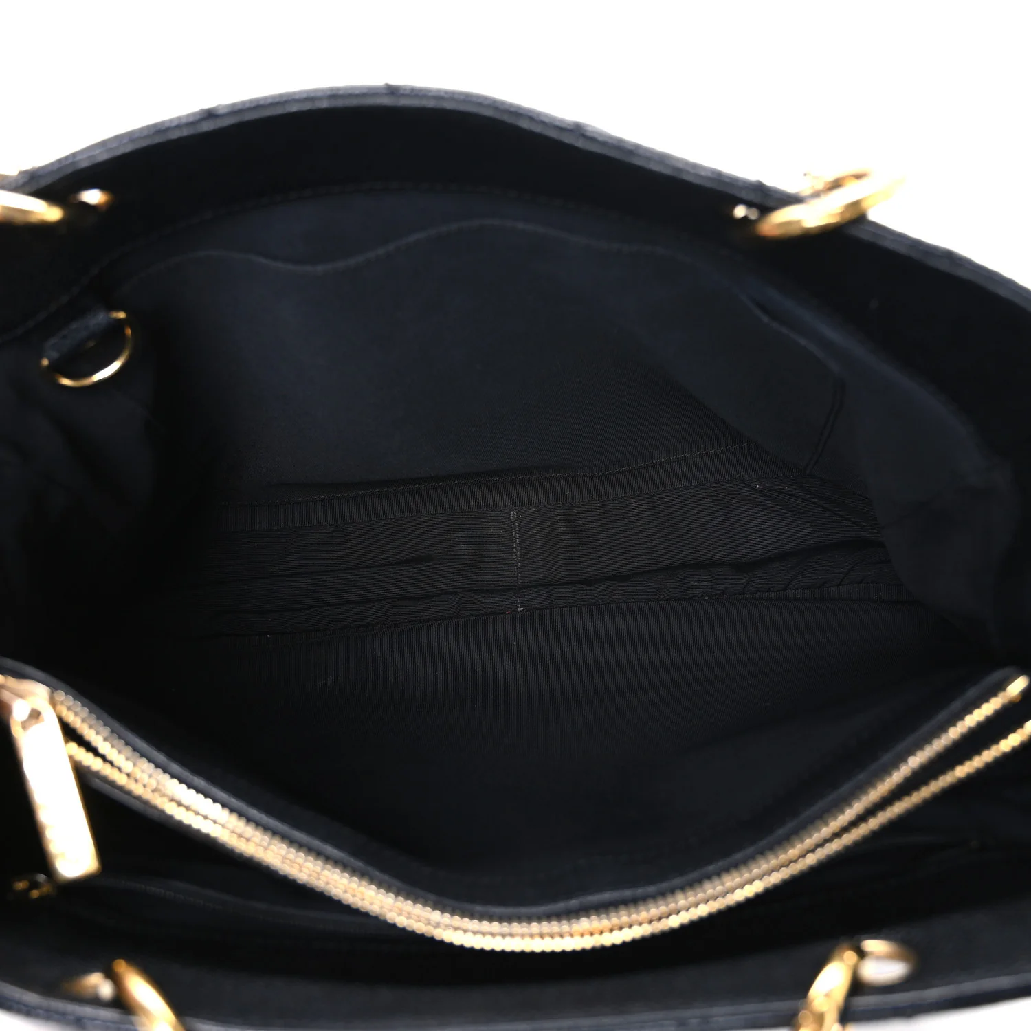 Caviar Quilted Grand Shopping Tote GST Black - Top Club