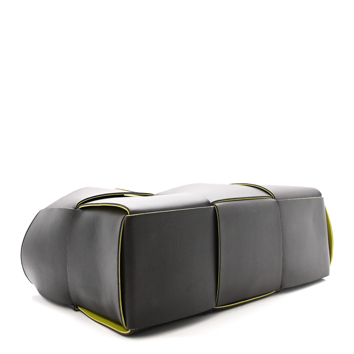 Nappa Maxi Intrecciato Medium Arco Tote Fondant Kiwi - Top Club