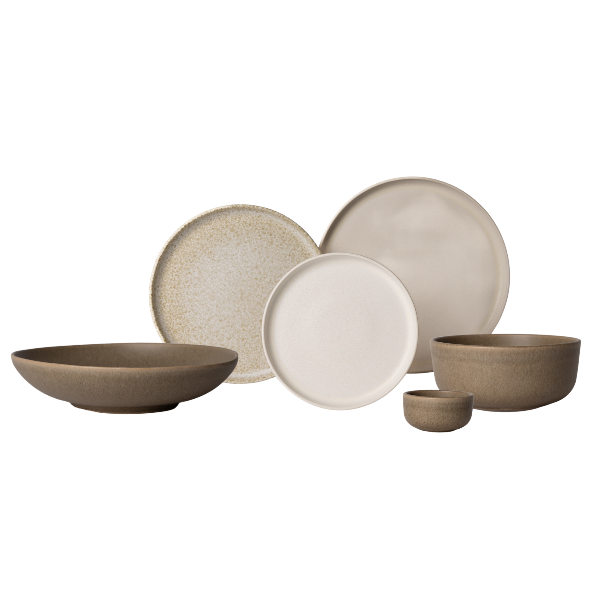 Serviesset Dreamy Ivory & Broken Shells - 2 personen
