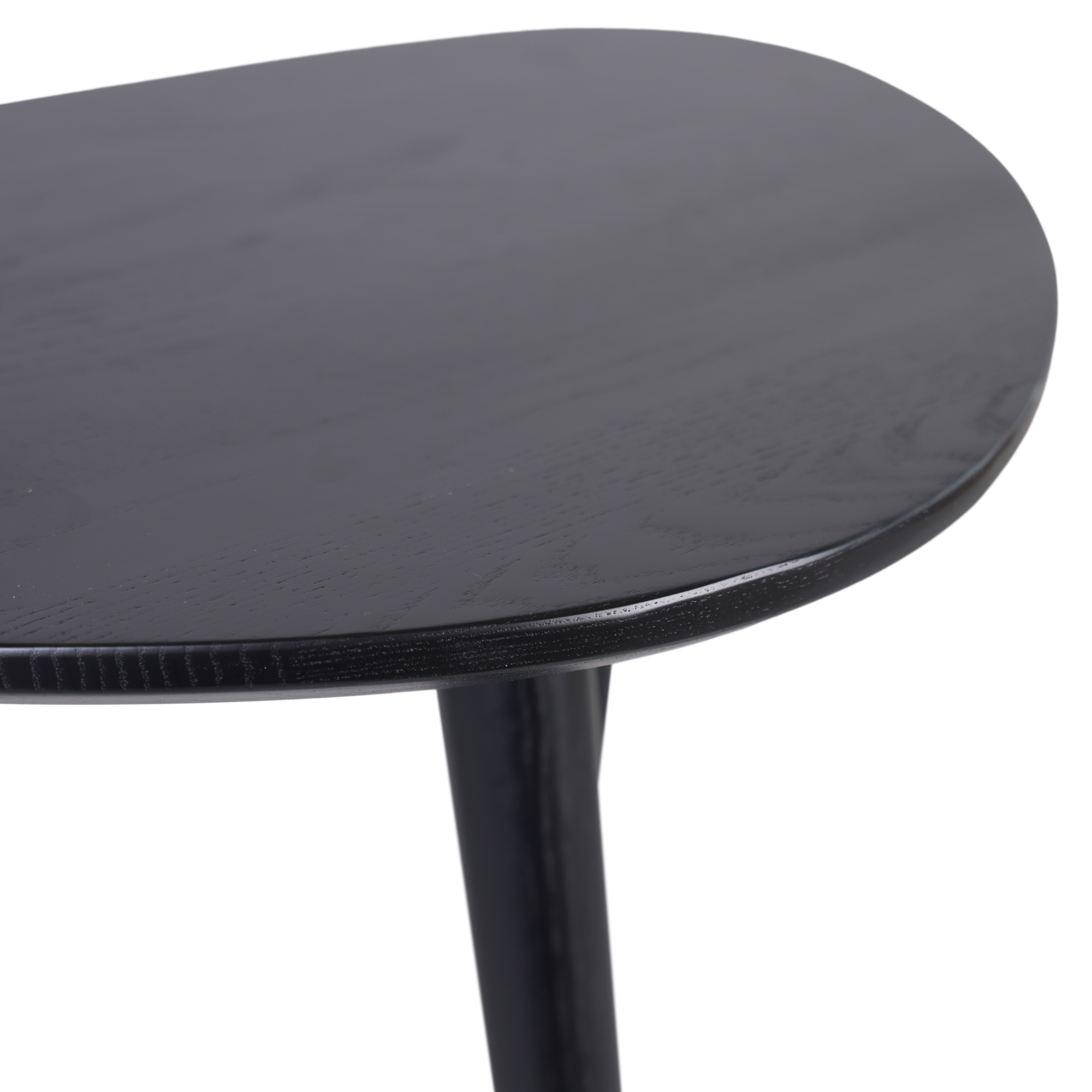 Bijzettafel Holly organic black S
